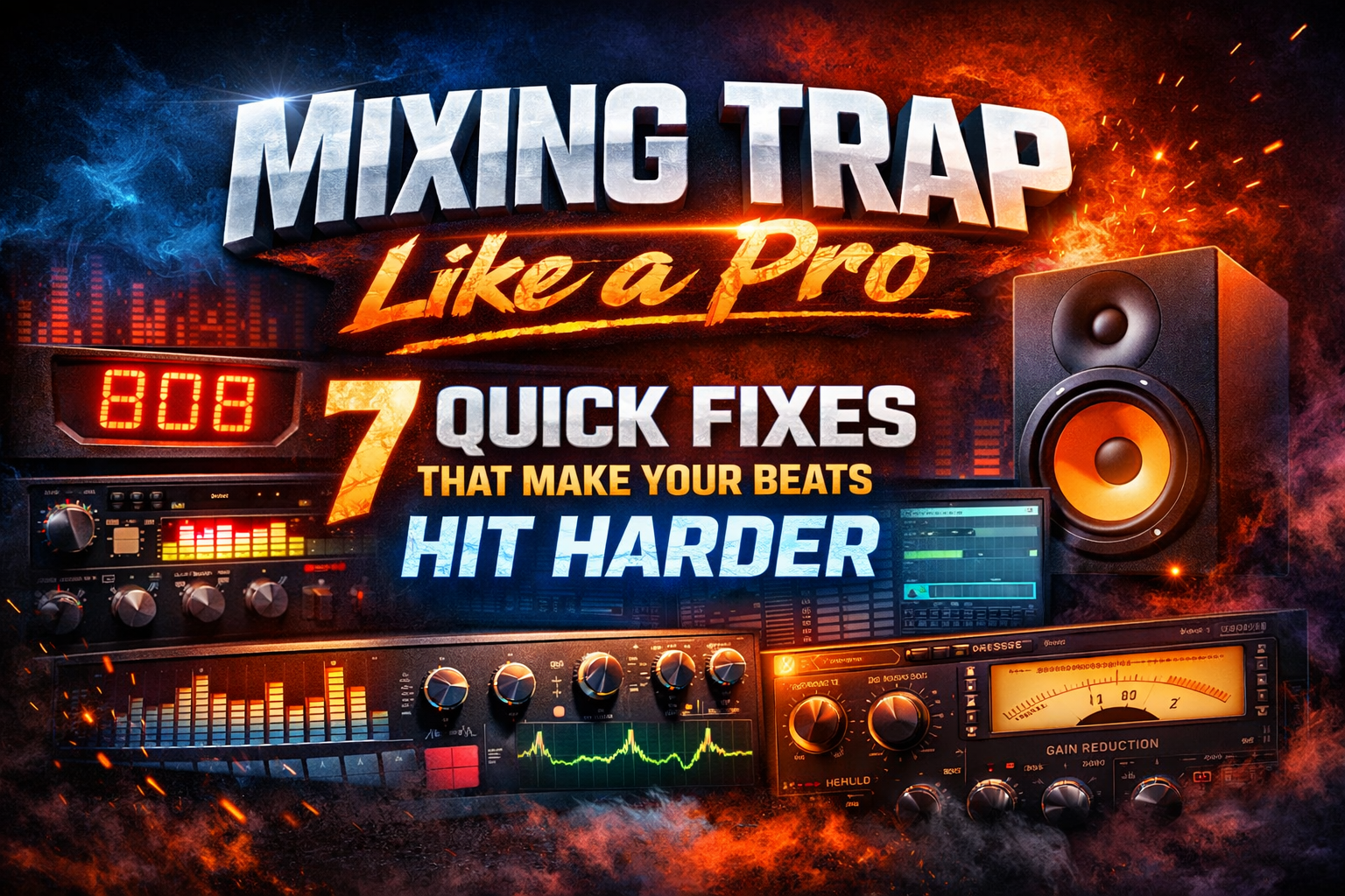 Mixing Trap Like a Pro — 7 Quick Fixes That Make Your Beats Hit Harder